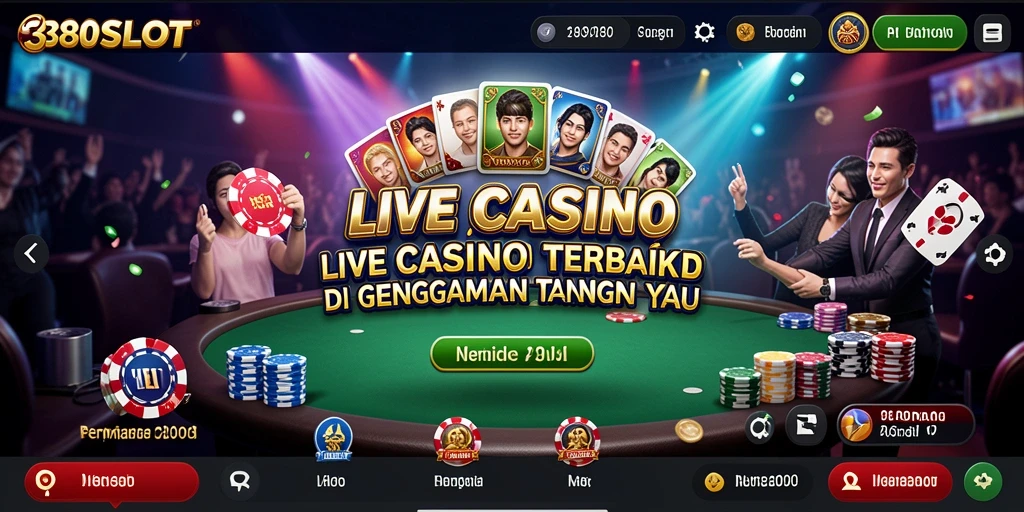 Gameplay Live Casino yang mendebarkan dan interaktif di 380SLOT.