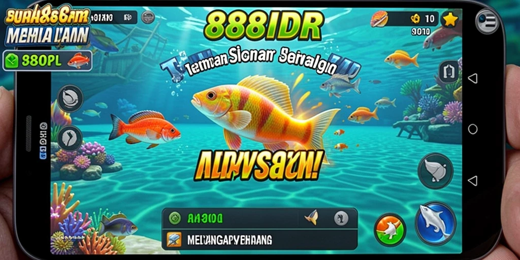 Gameplay seru dalam 888IDR menembak ikan.