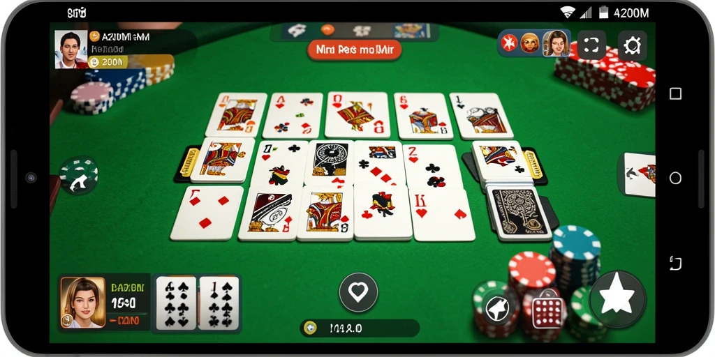 Tampilan gameplay menarik dari A200M dengan pemain bersaing di papan Domino.
