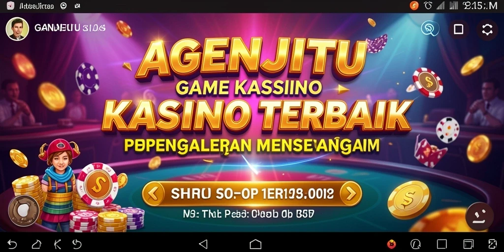 Tampilan gameplay AGENJITU yang menyenangkan dan penuh warna.