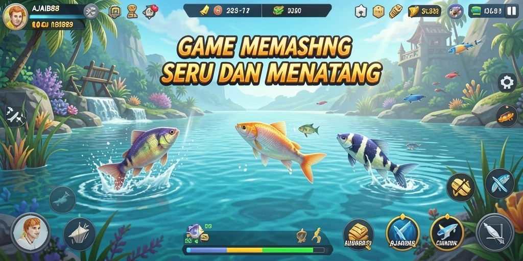 Tangkapan ikan yang menakjubkan dalam gameplay AJAIB88.
