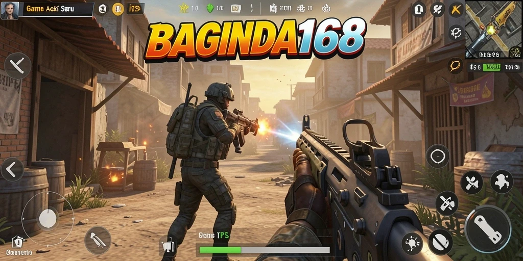 Screenshot utama menampilkan aksi seru dalam game BAGINDA168.
