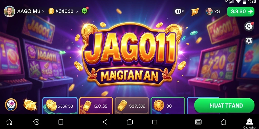 Tampilan gameplay JAGO11 yang menarik dan penuh warna.