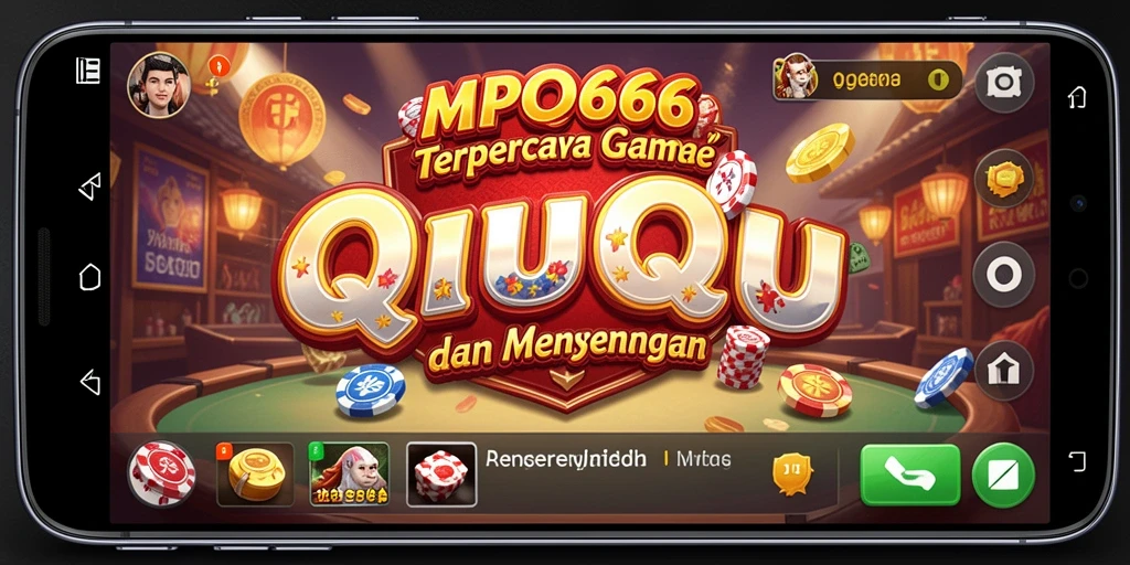 Tangkapan layar MPO666 menampilkan momen seru dalam permainan QiuQiu.