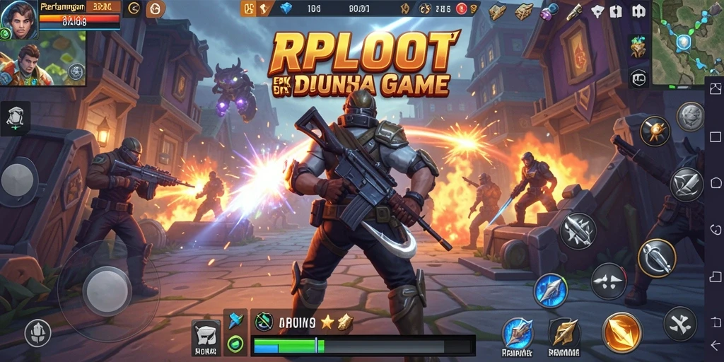 Tangkapan layar dari gameplay RPLOOT yang mendebarkan dan penuh aksi.