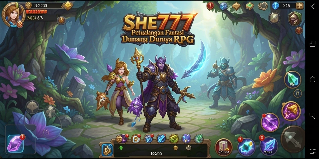 Tampilan menarik dari gameplay RPG SHE777 yang penuh aksi.
