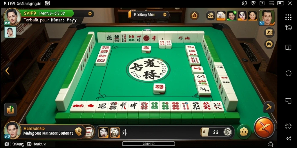 Tampilan gameplay menarik dari SVIP9 yang penuh dengan tantangan Mahjong.