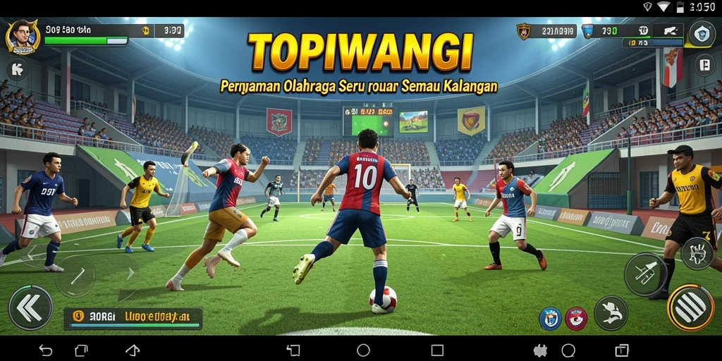Tampilan gameplay <strong>TOPIWANGI</strong> yang mendebarkan dan seru.