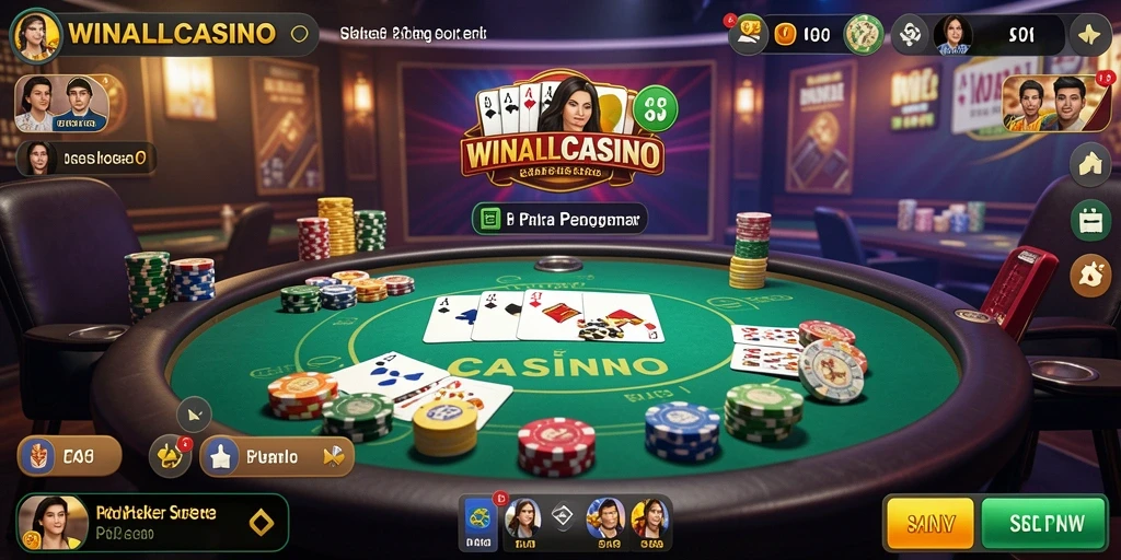 Tampilan gameplay WINALLCASINO yang menarik dan interaktif.